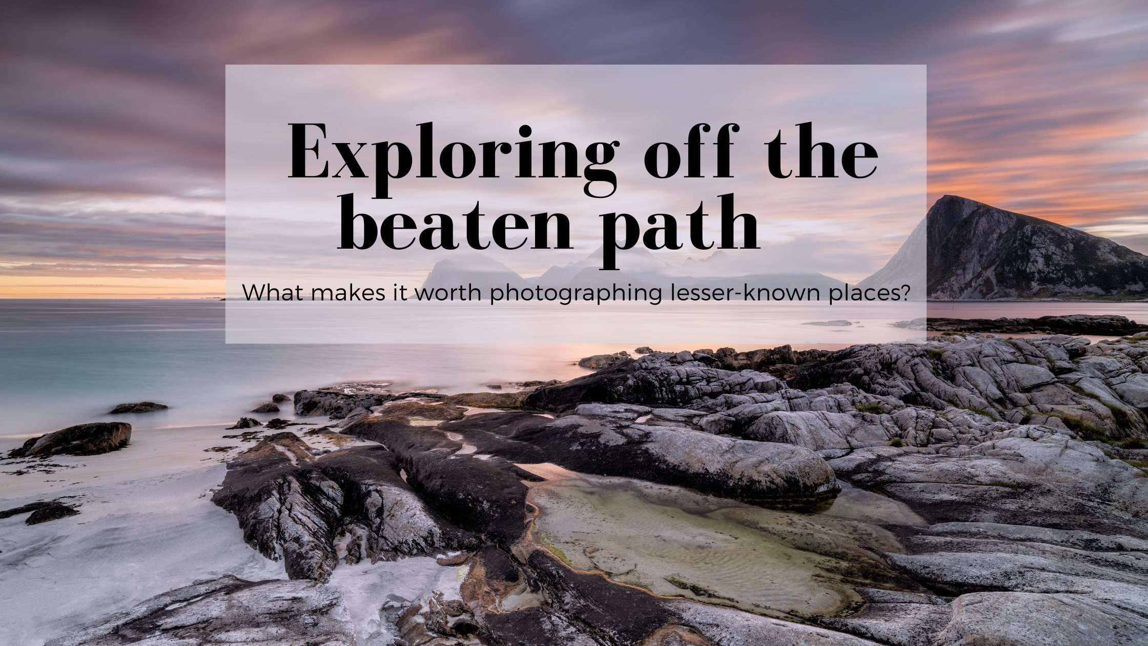 Exploring off the beaten path – Valentina Parente
